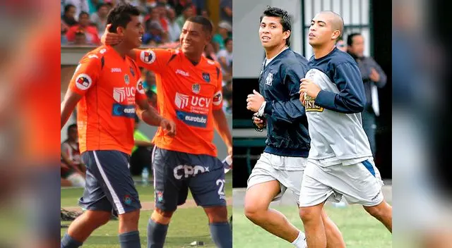 Rinaldo Cruzado y Junior Viza: hoy en César Vallejo, antes con camiseta de Alianza. Rinaldo Cruzado y Junior Viza: hoy en César Vallejo, antes con camiseta de Alianza.