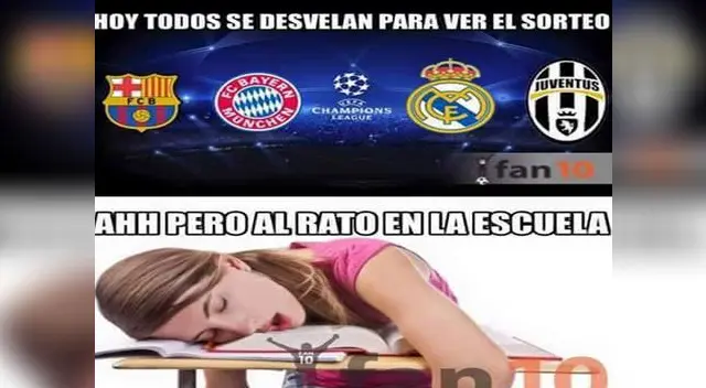 Champions League: Memes tras el sorteo de las semifinales Champions League: Memes tras el sorteo de las semifinales