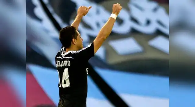 Real Madrid vs. Celta de Vigo: Chicharito Hernández celebra un nuevo gol en su mejor momento en la temporada.