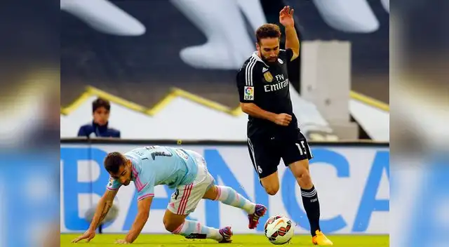 Real Madrid vs. Celta de Vigo: Dani Carvajal deja desairado a Jonny Castro.