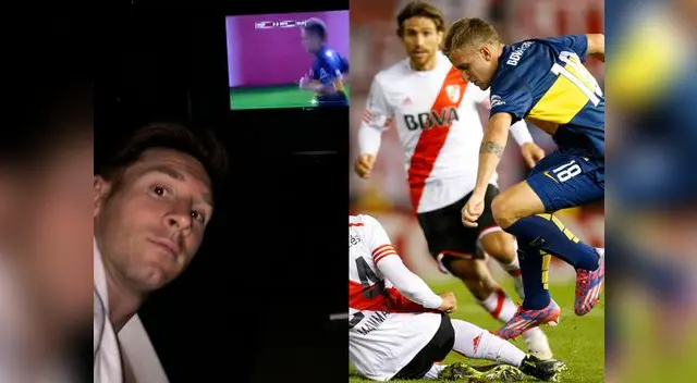 Boca Junior vs. River Plate: Lionel Messi madrugó para ver el clásico argentino Boca Junior vs. River Plate: Lionel Messi madrugó para ver el clásico argentino