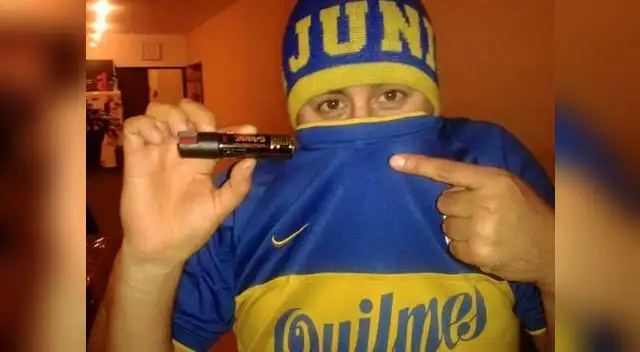 Boca Juniors vs. River Plate: En redes han calificado a este sujeto como el que lanzó el 'gas pimienta' a jugadores 'millonarios'.