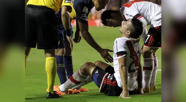 River Plate: Sebastián Driussi fue internado por secuelas de agresión en La Bombonera