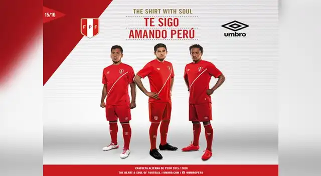 Selección Peruana: Umbro presentó la camiseta que se usará en la Copa América 2015.