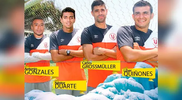 Universitario: Gonzals, Duarte, Grossmuller y Quiñones no jugarán más al mando de Luis Fernando Suárez.