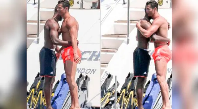 Cristiano Ronaldo se puso muy cariñoso con sus amigos Cristiano Ronaldo se puso muy cariñoso con sus amigos