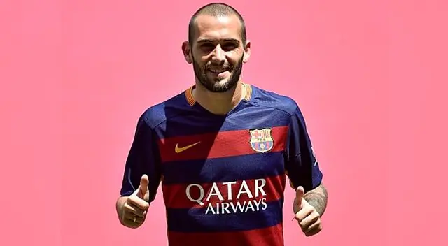 Aleix Vidal en su presentación como nuevo jugador del Barcelona. Aleix Vidal en su presentación como nuevo jugador del Barcelona.