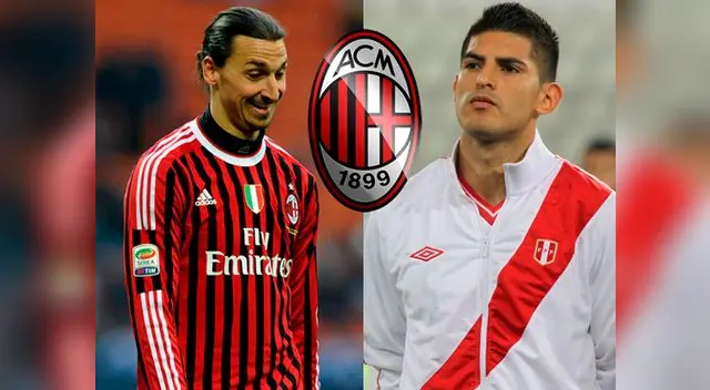 AC Milán planea juntar a Carlos Zambrano con Zlatan Ibrahimovic para la próxima temporada.