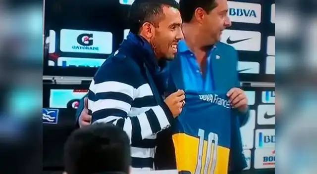 Carlos Tévez usará la "10" que alguna vez usó Juan Román Riquelme.