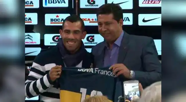 Carlos Tévez usará la "10" que alguna vez usó Juan Román Riquelme.