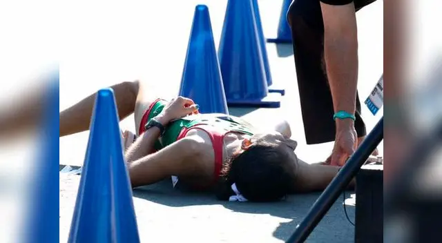 Panamericanos 2015: marchista mexicana se desmayó tras conseguir el oro en los 20 km de marcha Panamericanos 2015: marchista mexicana se desmayó tras conseguir el oro en los 20 km de marcha