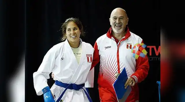 Alexandra Grande venció 4-3 a dominicana y consiguió el oro en la categoría Karate