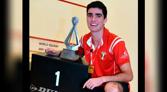Diego Elías se coronó en bicampeón mundial juvenil de Squash.