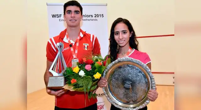 Diego Elías se coronó en bicampeón mundial juvenil de Squash.