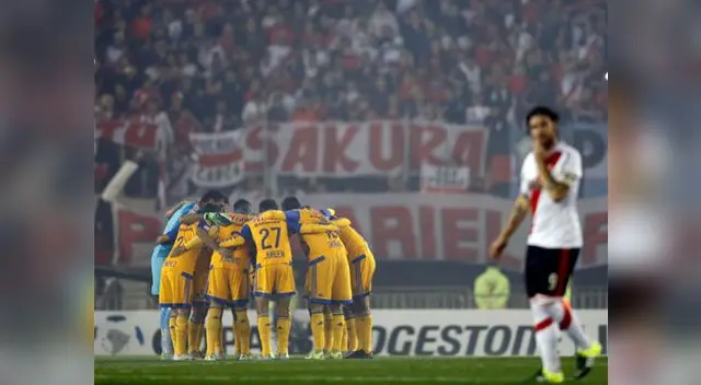 River Plate vs. Tigres: Mexicanos a instantes del inicio del encuentro River Plate vs. Tigres: Mexicanos a instantes del inicio del encuentro