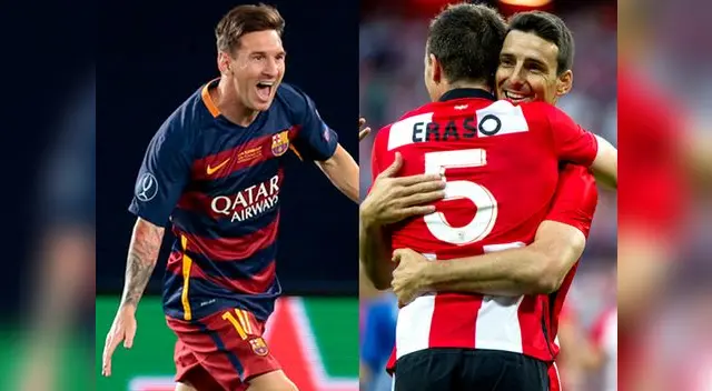 Barcelona vs. Athletic de Bilbao: partido por Supercopa de España. Barcelona vs. Athletic de Bilbao: partido por Supercopa de España.