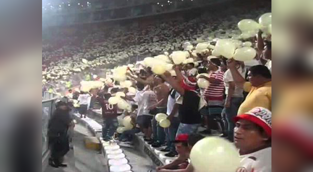 Universitario vs. Sporting Cristal: Hinchas 'cremas' entregarán 44 mil globos para vestir el Estadio Monumental Universitario vs. Sporting Cristal: Hinchas 'cremas' entregarán 44 mil globos para vestir el Estadio Monumental