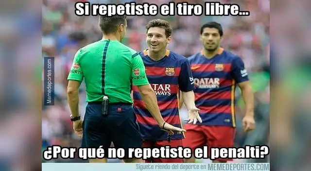 Lionel Messi: los mejores memes luego de fallarse penal con el Barcelona en la Liga BBVA.