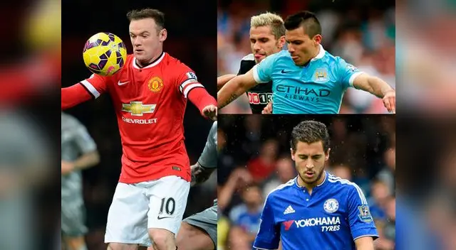 Premier League: Wayne Rooney, Sergio Aguero y Yaya Touré son los que más ganan a la semana. Premier League: Wayne Rooney, Sergio Aguero y Yaya Touré son los que más ganan a la semana.