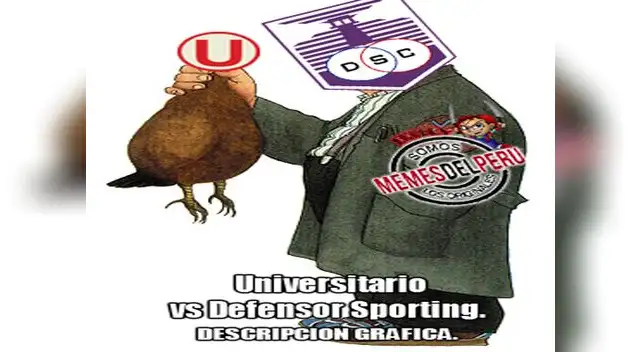 Universitario vs. Defensor Sporting: memes tras la eliminación de 'cremas' en la Copa Sudamericana. Universitario vs. Defensor Sporting: memes tras la eliminación de 'cremas' en la Copa Sudamericana.