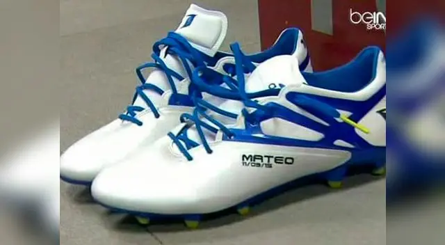 Lionel Messi lució nuevos chimpunes en partido del Barcelona en honor a su segundo hijo, Mateo. Lionel Messi lució nuevos chimpunes en partido del Barcelona en honor a su segundo hijo, Mateo.