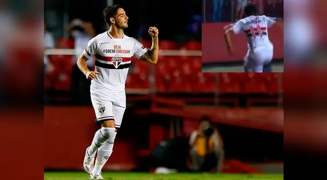 Alexandre Pato marcó una 'pinturita' y su celebración fue un 'tremendo' blooper