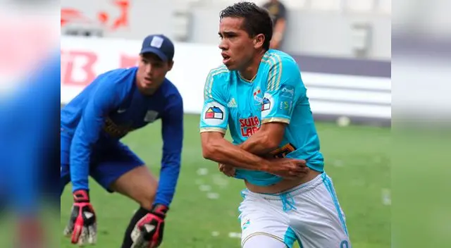 Maximiliano Núñez le anotó a Alianza Lima en el primer clásico en 2014.