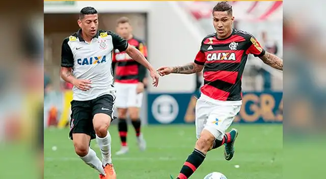 Corinthians venció 1-0 al  Flamengo de Paolo Guerrero
