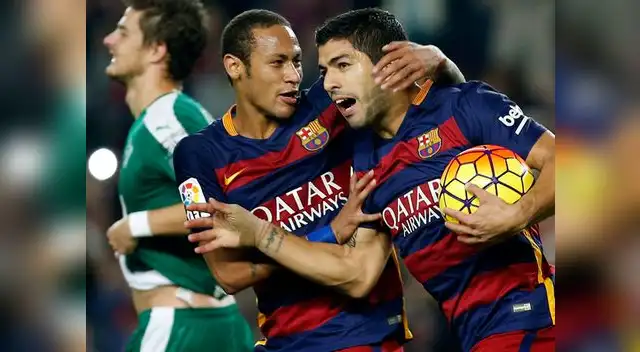 Barcelona con Neymar y Suárez buscan seguir como punteros.