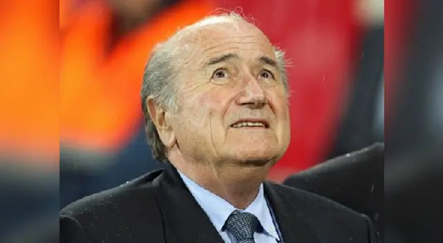 Joseph Blatter en una reunión de la FIFA Joseph Blatter en una reunión de la FIFA