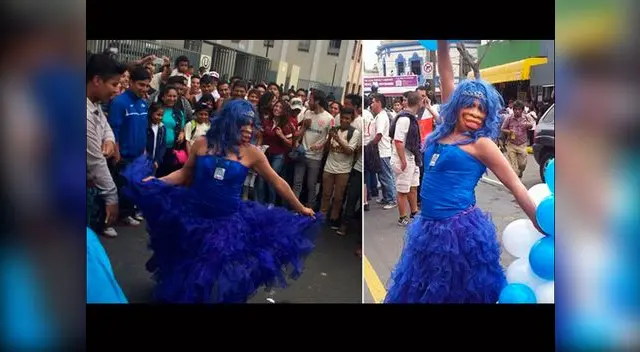 Hinchas de universitario se burlaron de Alianza lima con la quinceañera grone