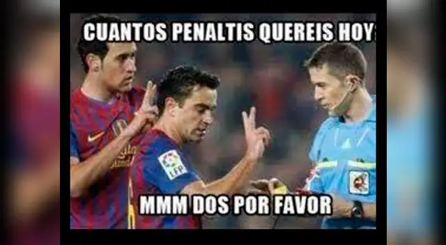 Hinchas del Real Madrid atacando al Barcelona a través de memes Hinchas del Real Madrid atacando al Barcelona a través de memes