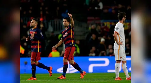 Luis Suárez marca doblete a favor del Barcelona Luis Suárez marca doblete a favor del Barcelona