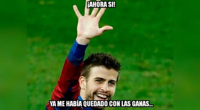 Hinchas del Barcelona agradecidos con Gerard Pique por el gol marcado al A.S. Roma 