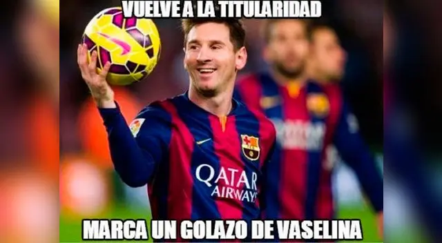 Lionel Messi el favorito de los memes tras la goleada del Barcelona a la A.S. Roma