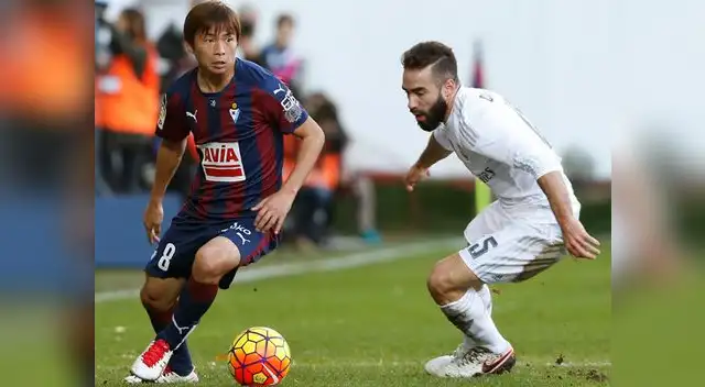 Real Madrid vs. Eibar: Carvajal va a la marca del japonés Inui 