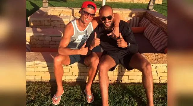 Cristiano Ronaldo y Badr Hari