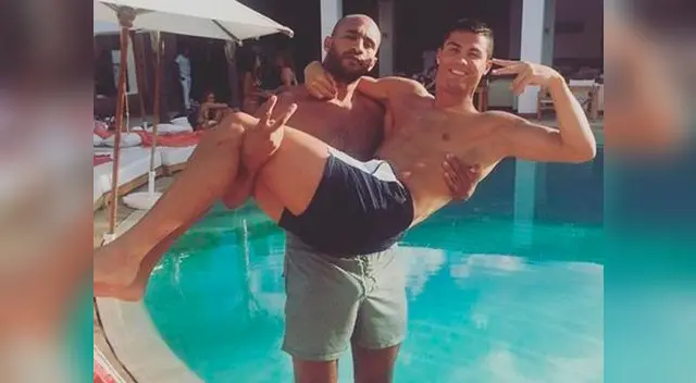 Cristiano Ronaldo y Badr Hari Cristiano Ronaldo y Badr Hari