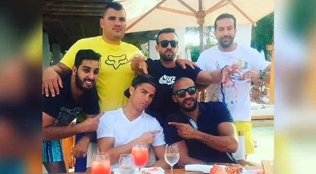Cristiano Ronaldo y Badr Hari Cristiano Ronaldo y Badr Hari