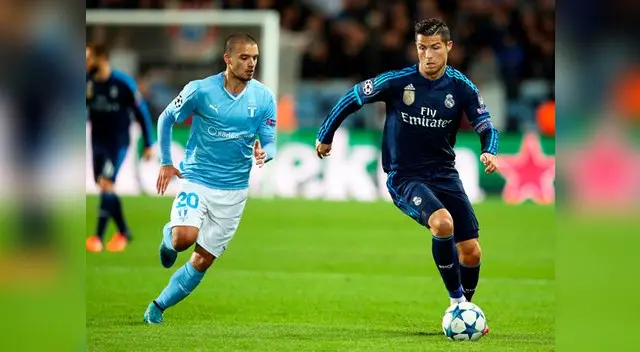 Real Madrid vs Malmo: Yoshimar Yotún chocará ante Cristiano Ronaldo.