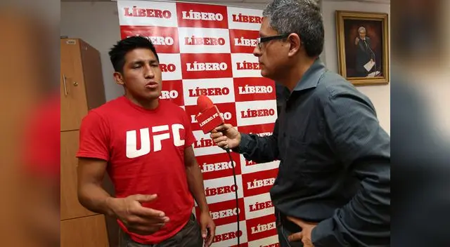 El popular 'Fuerte' con el autor de la nota  El popular 'Fuerte' con el autor de la nota