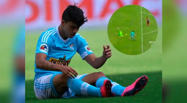 Beto da Silva se lamenta una opción perdida en el Estadio Nacional.