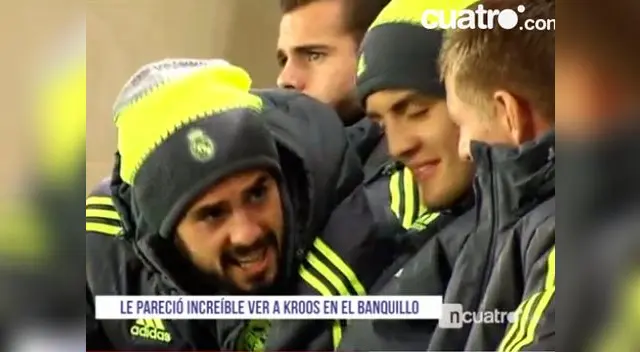 Isco Alarcón conversa con Toni Kroos en el banquillo durante el Villarreal vs. Real Madrid. Isco Alarcón conversa con Toni Kroos en el banquillo durante el Villarreal vs. Real Madrid.
