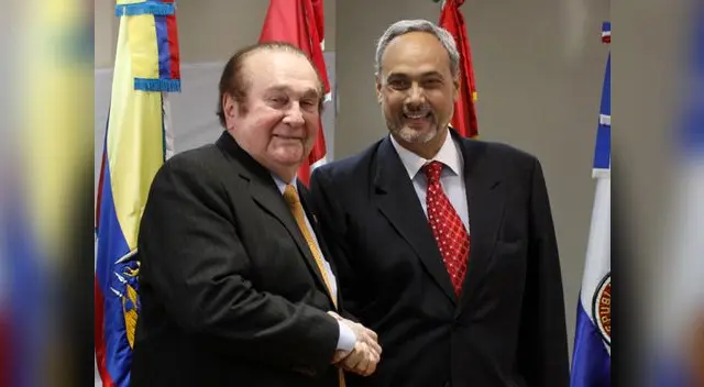 Manuel Burga y Nicolás Leoz forjaron una gran amistad 