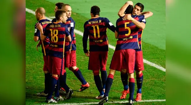 Luis Suárez fue el máximo goleador del Mundial de Clubes 2015 con cinco tantos. Luis Suárez fue el máximo goleador del Mundial de Clubes 2015 con cinco tantos.