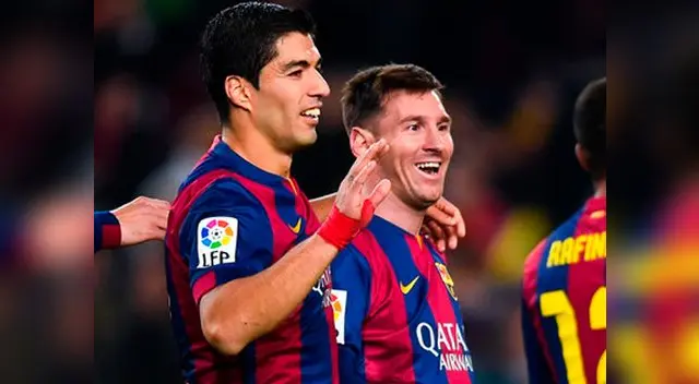 Súarez y Messi alcanzaron récord. Súarez y Messi alcanzaron récord.