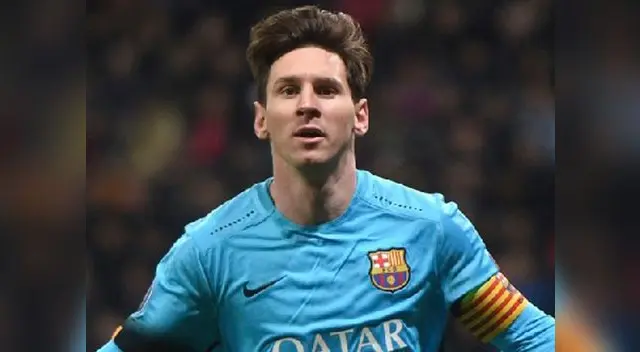 Lionel Messi celebra su gol con el Barcelona Lionel Messi celebra su gol con el Barcelona