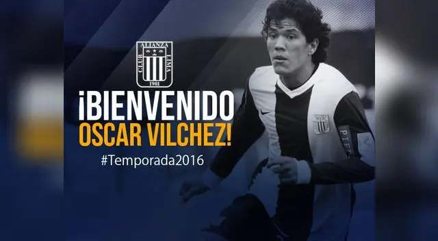 Óscar Vílchez es nuevo jugador de Alianza Lima para el 2016. Óscar Vílchez es nuevo jugador de Alianza Lima para el 2016.
