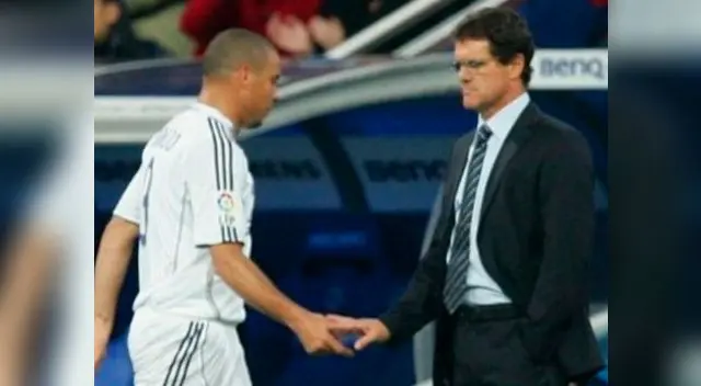 Ronaldo y Fabio Capello en el Real Madrid Ronaldo y Fabio Capello en el Real Madrid