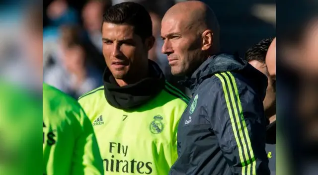 Cristiano Ronaldo y Zinedine Zidane